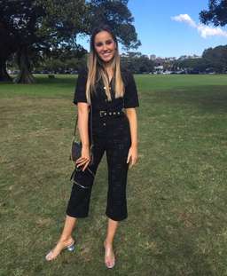 For Love and Lemons Spring Eyelet Jumpsuit size 8 for rent on The Volte - image 4