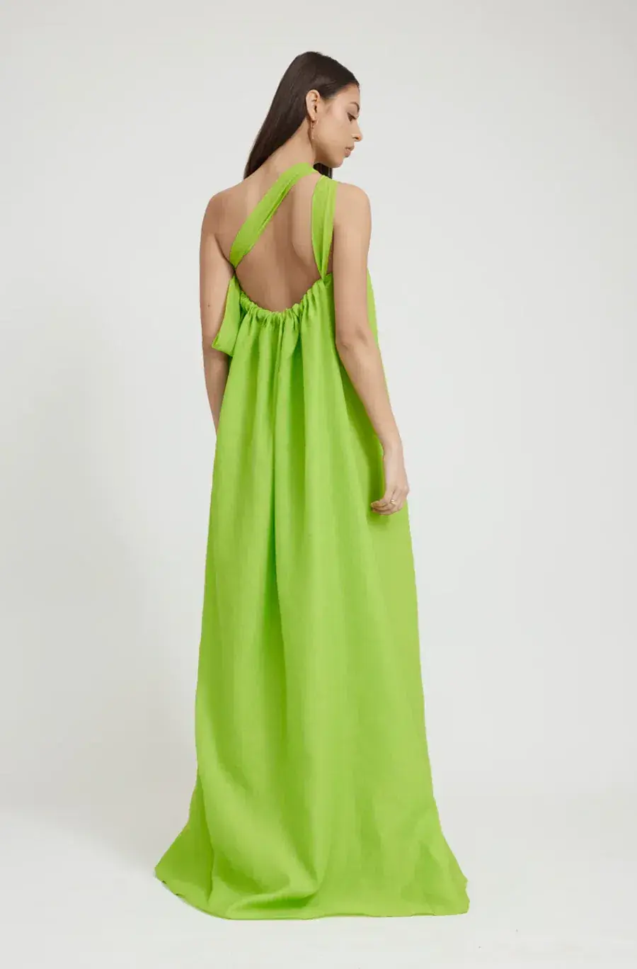 Tojha Lola Maxi Dress in Lime Green Size S / AU 8 - Image 3
