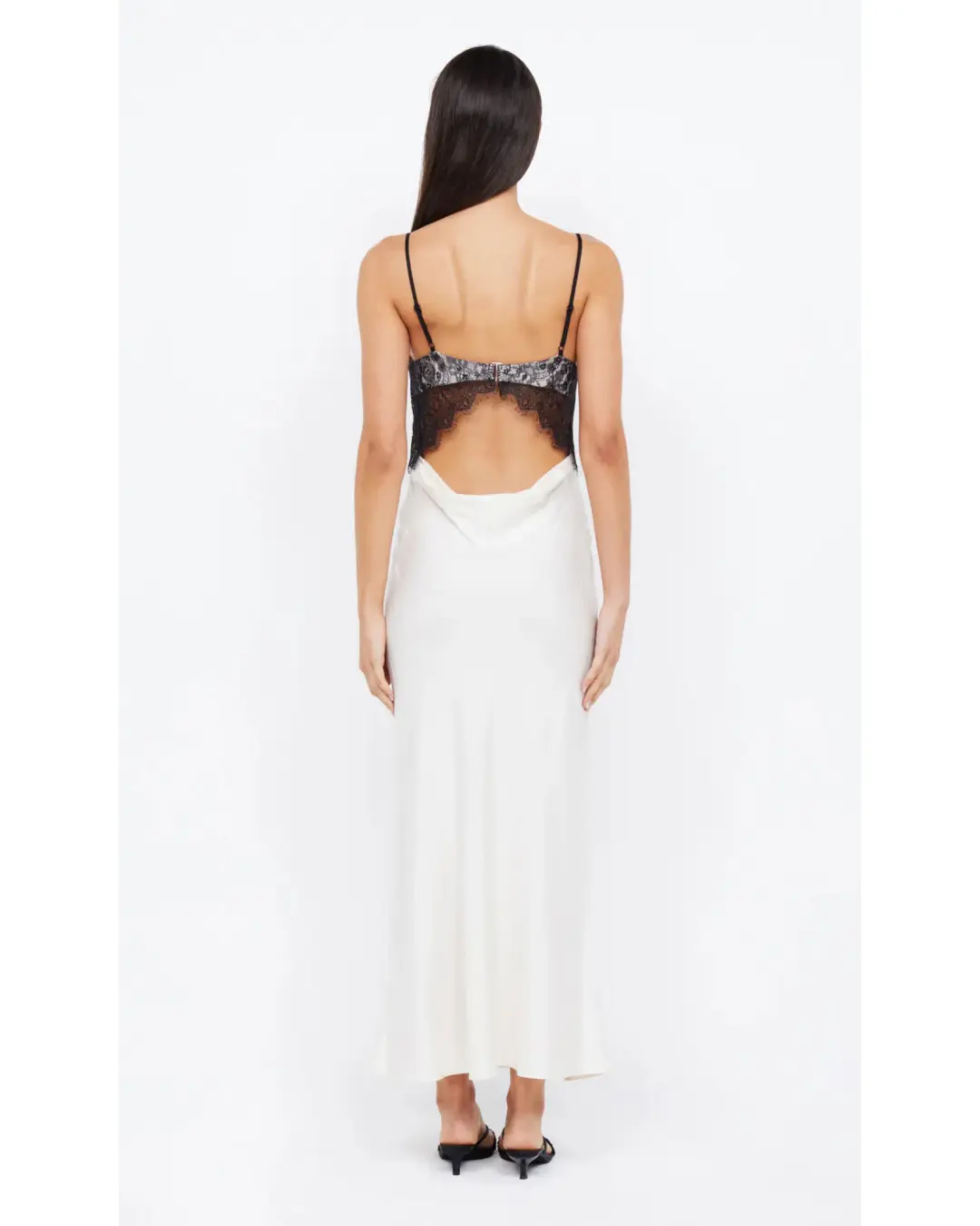 Bec & Bridge Emery Lace Maxi Dress Ivory/Black Size AU 6 for rent on The Volte - main image