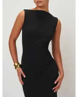 Effie Kats Verona Gown Black Size AU 12 for rent on The Volte - image 2