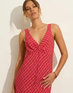 Auguste The Label Melodie Midi Dress Floral Size AU 12 for rent on The Volte - image 4