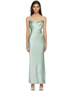 Bec & Bridge Malia Maxi Dress Seafoam Green Size AU 8