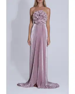 L'idee Avant Gown Dusty Shimmer Size AU 6 for rent on The Volte - image 1