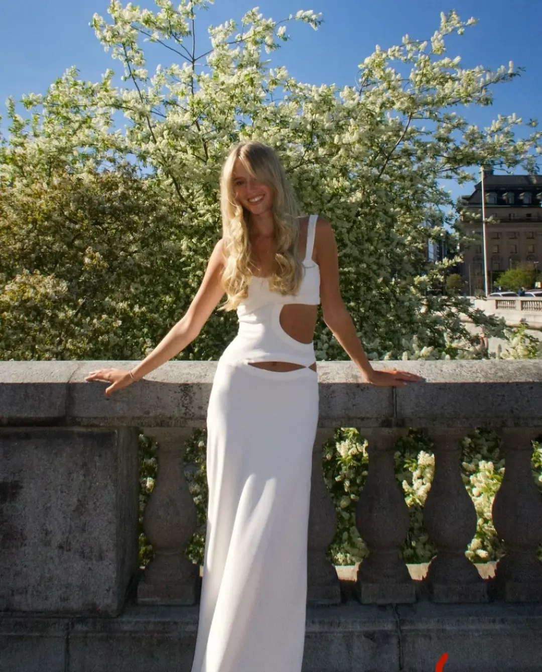 Arcina Ori Jetta Dress White Size 8 for rent on The Volte - main image