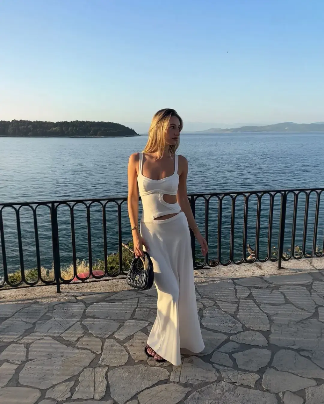 Arcina Ori Jetta Dress White Size 8 for rent on The Volte - main image