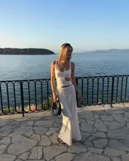 Arcina Ori Jetta Dress White Size 8 for rent on The Volte - image 1