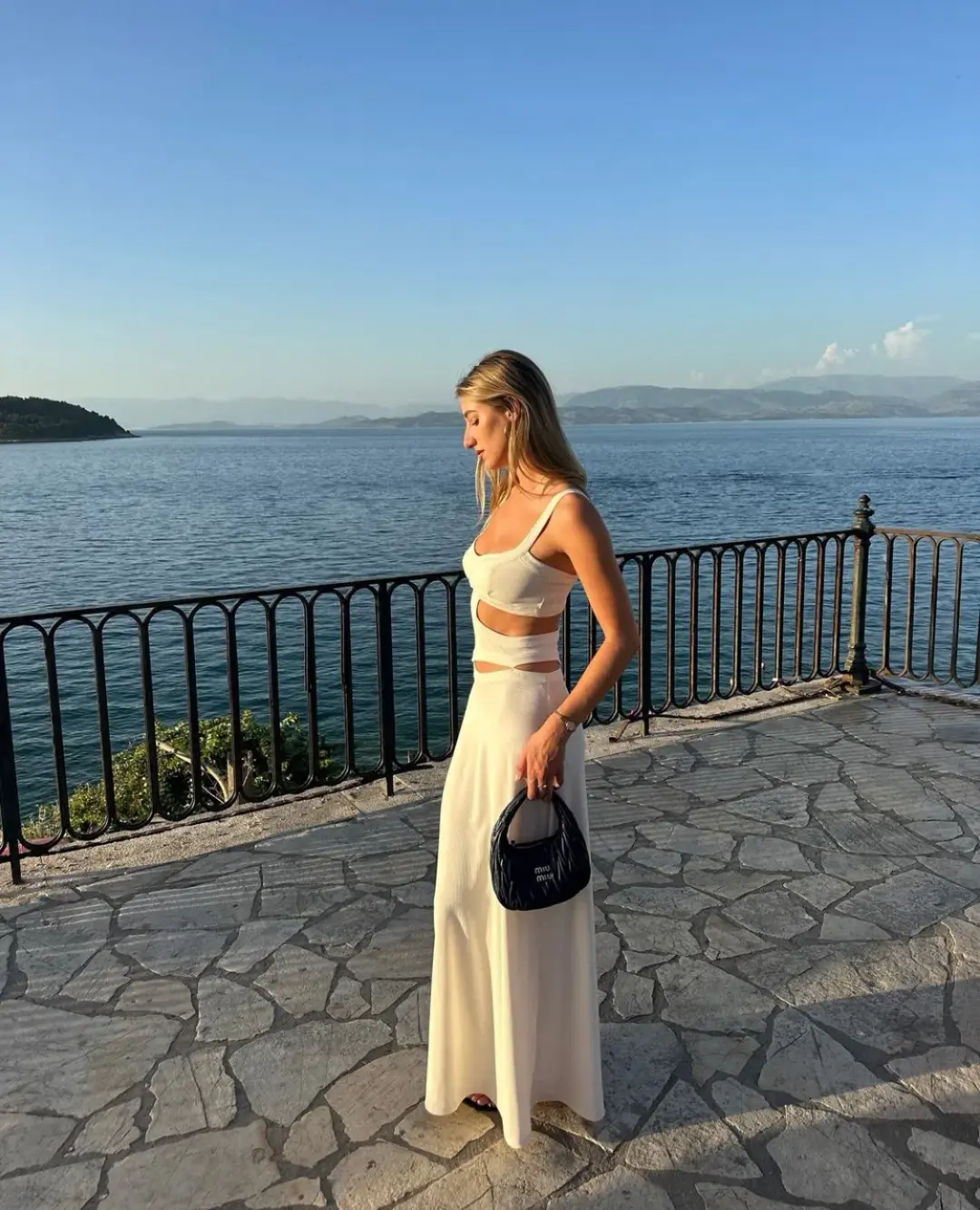 Arcina Ori Jetta Dress White Size 8 for rent on The Volte - main image