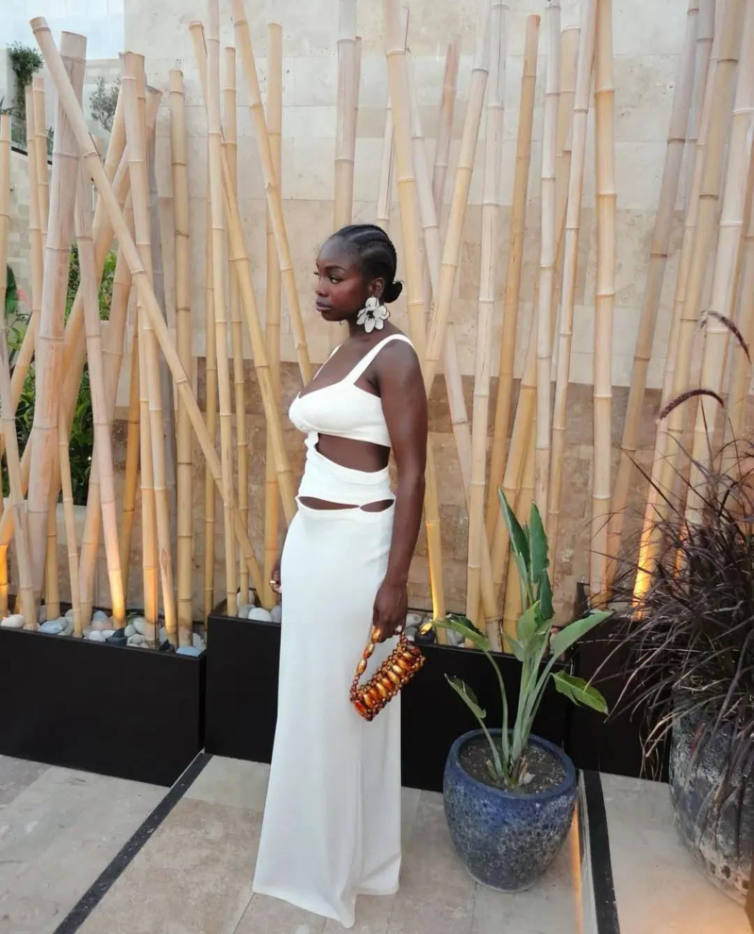 Arcina Ori Jetta Dress White Size 8 for rent on The Volte - main image