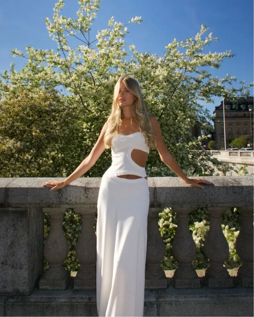 Arcina Ori Jetta Dress White Size 8 for rent on The Volte - main image