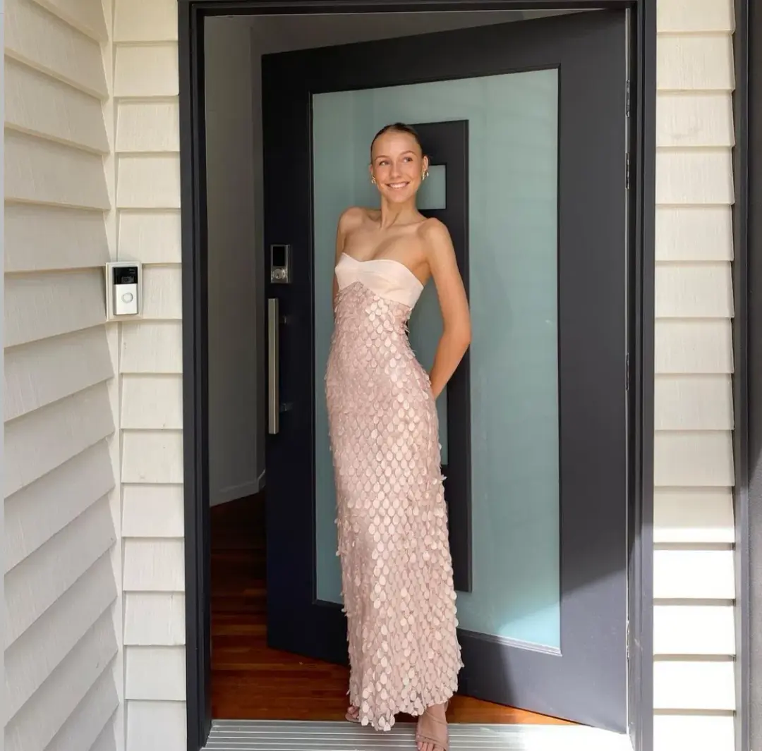 Manning Cartell Supreme Extreme Balconette Dress Rosewater Size 8 for rent on The Volte - main image