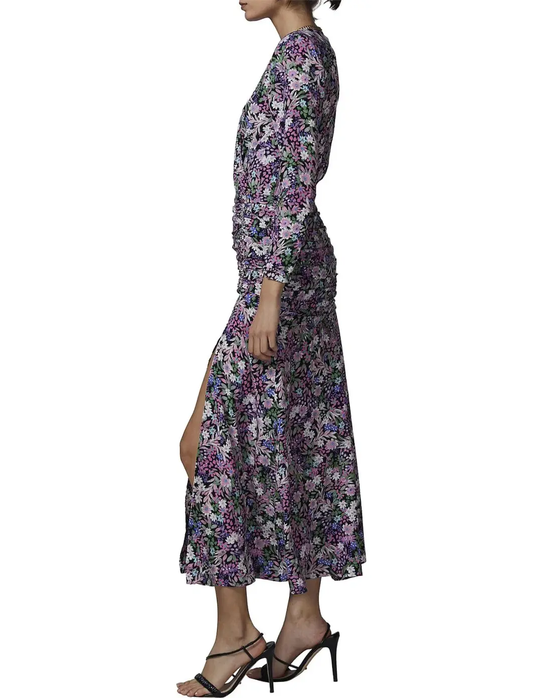 Bec & Bridge Anais L/S Midi Dress Print Size AU 10 for rent on The Volte - main image