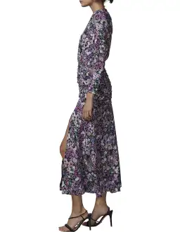 Bec & Bridge Anais L/S Midi Dress Print Size AU 10 for rent on The Volte - image 3