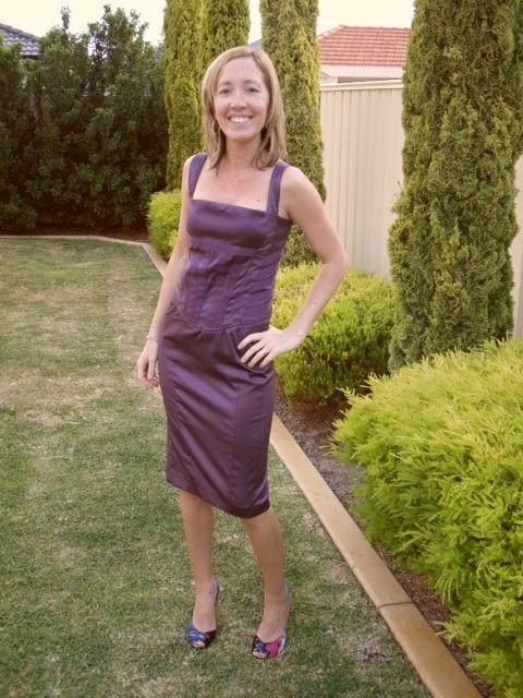 Roberto Cavalli Dress Purple Size 6 for rent on The Volte - main image