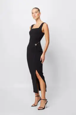 Mossman Envy Midi Dress Black Size AU 10 for rent on The Volte - image 3