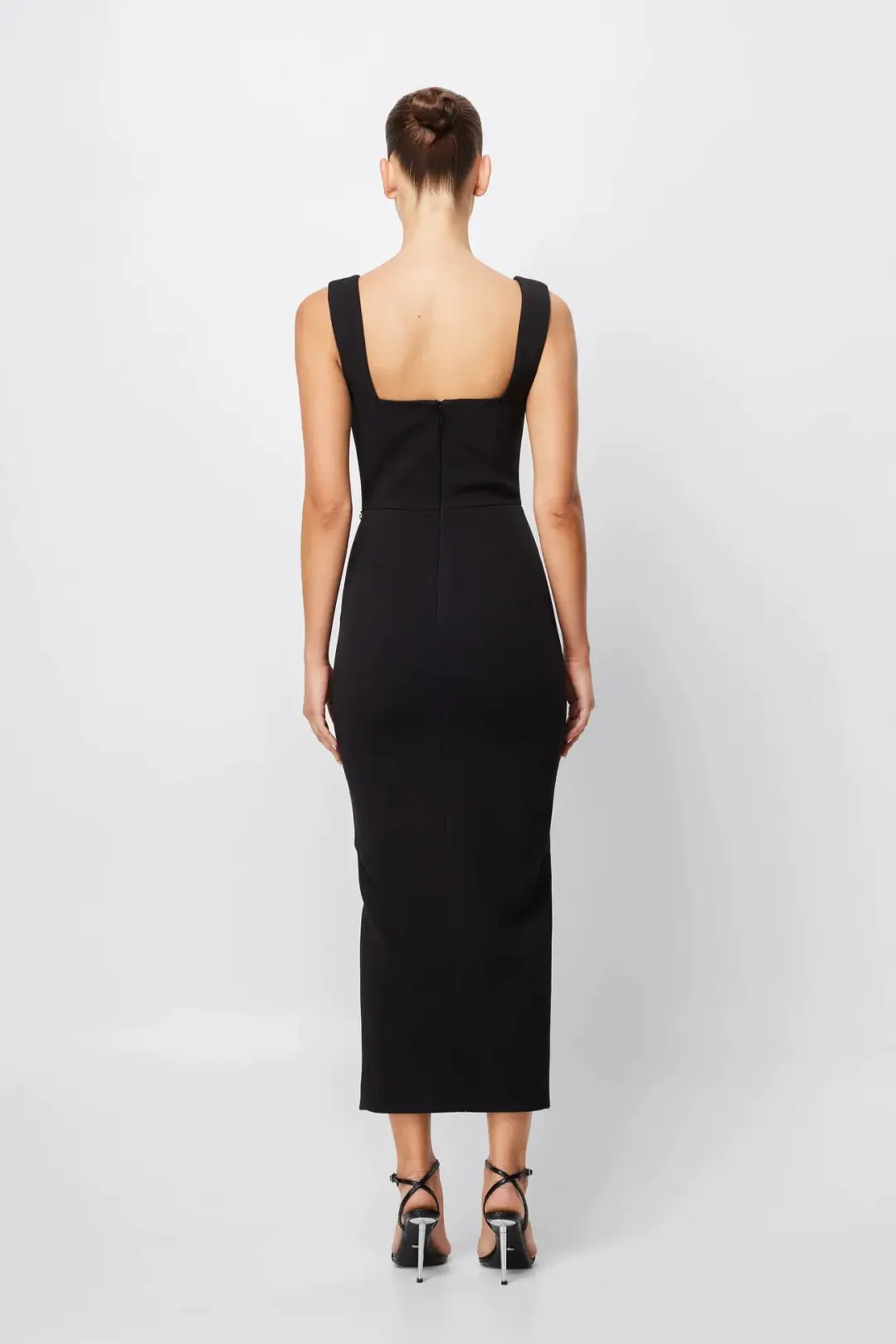 Mossman Envy Midi Dress Black Size AU 10 for rent on The Volte - main image