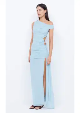 Bec & Bridge Kailani Asym Dress in Dolphin Blue Size XS / AU 6 for rent on The Volte - image 1