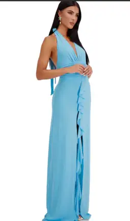 Alamour The Label Grusilla Maxi Dress in Blue in Size S / AU 8 for rent on The Volte - image 1