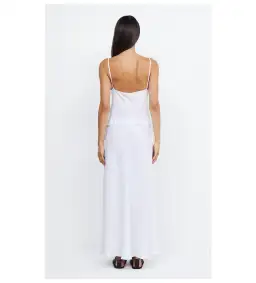 Bec & Bridge Jayden Wrap Maxi Dress White Size AU 6 for rent on The Volte - image 3