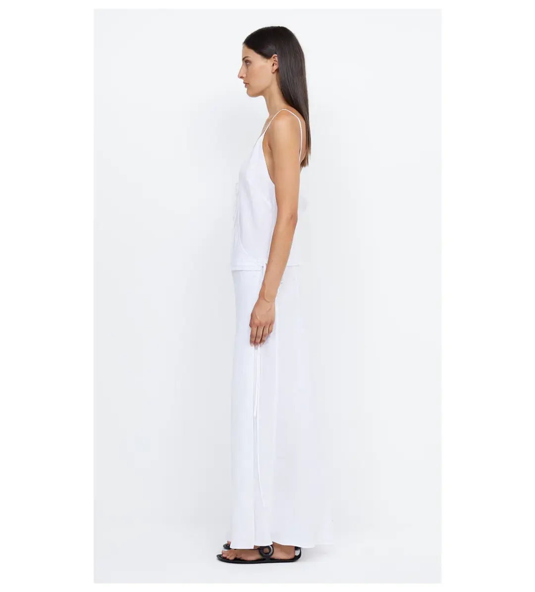 Bec & Bridge Jayden Wrap Maxi Dress White Size AU 6 for rent on The Volte - main image