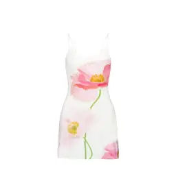 With Harper Lu Low Back Mini Dress in Poppy Size 6 for rent on The Volte - image 5