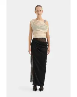 Sir the Label Strobe Cowl Top Bone Size 2 / AU 10 for rent on The Volte - image 1