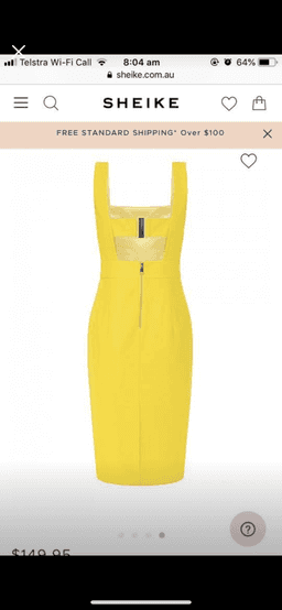 Sheike Renegade Dress - Citrus