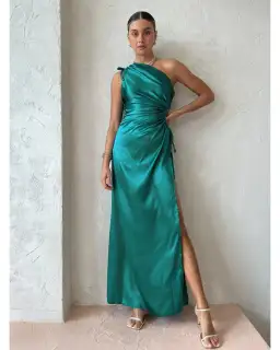 Sonya Moda Nour Emerald Maxi Dress Green Size AU 10 for rent on The Volte - image 1