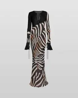 Rat & Boa Sabine Dress Print Size AU 10 for rent on The Volte - image 3