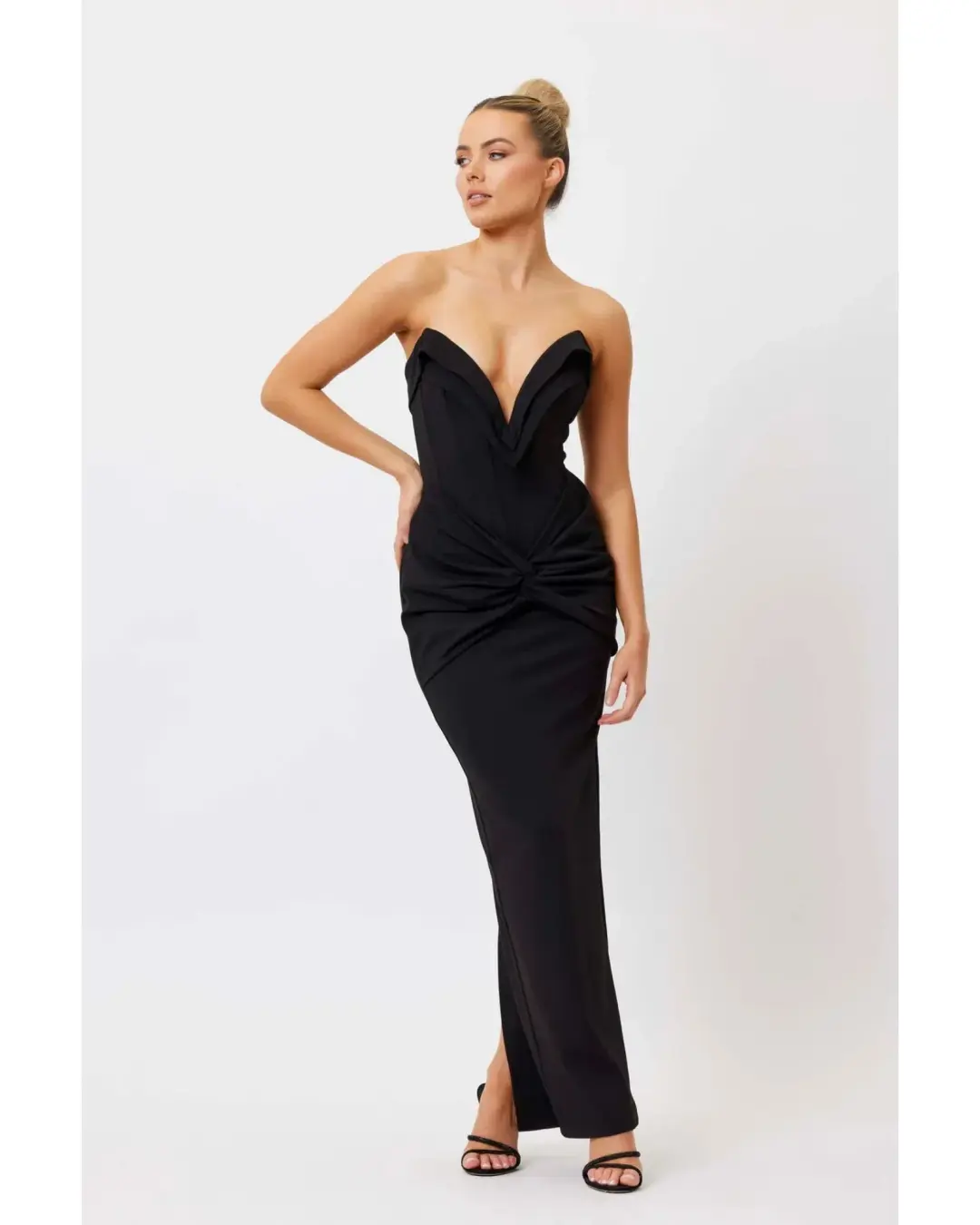 Bianca & Bridgett Adriana Dress Black Size AU 14 for rent on The Volte - main image