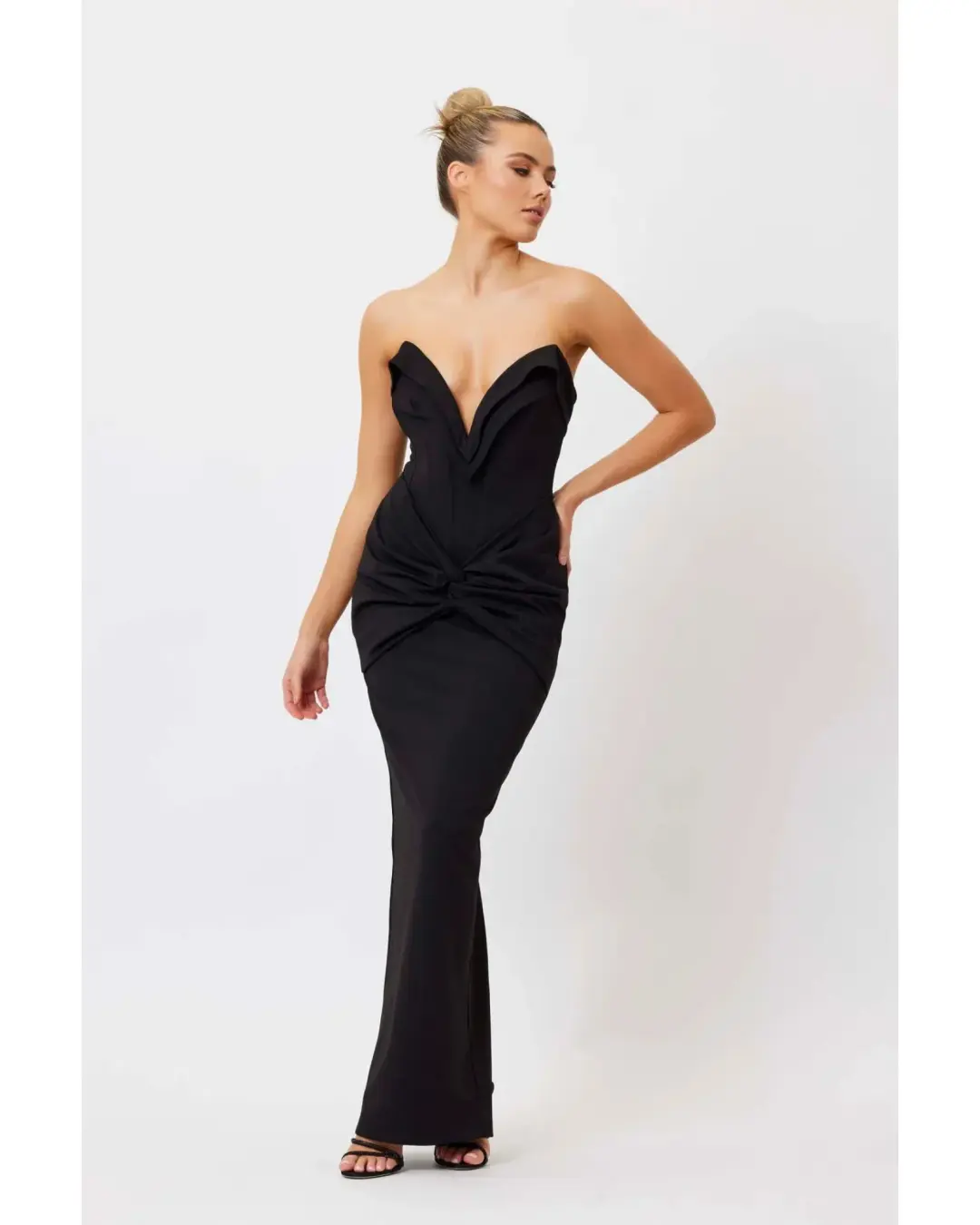 Bianca & Bridgett Adriana Dress Black Size AU 14 for rent on The Volte - main image