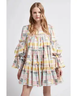 Aje L’Esprit Mini Dress Multi Size AU 6 for rent on The Volte - image 2