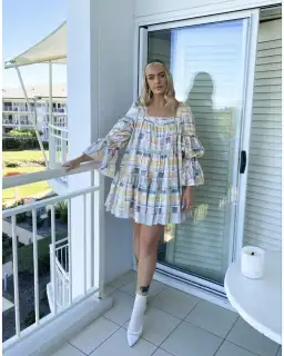 Aje L’Esprit Mini Dress Multi Size AU 6 for rent on The Volte - image 1