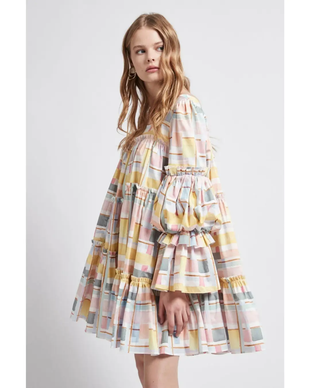 Aje L’Esprit Mini Dress Multi Size AU 6 for rent on The Volte - main image