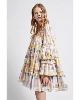 Aje L’Esprit Mini Dress Multi Size AU 6 for rent on The Volte - image 3