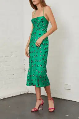 Bec and Bridge Tropicana Midi Green Size 6