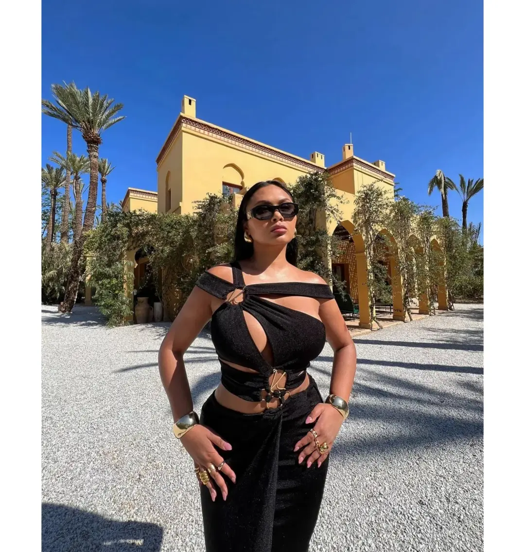 Khanums Kiyren Dress Black Size AU 6 for rent on The Volte - main image