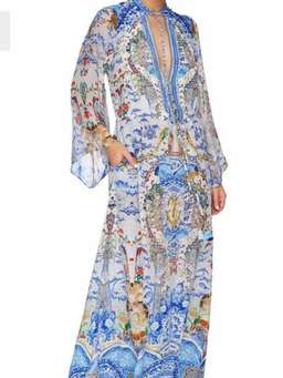 Camilla Geisha gateways drawstring button up dress size 14