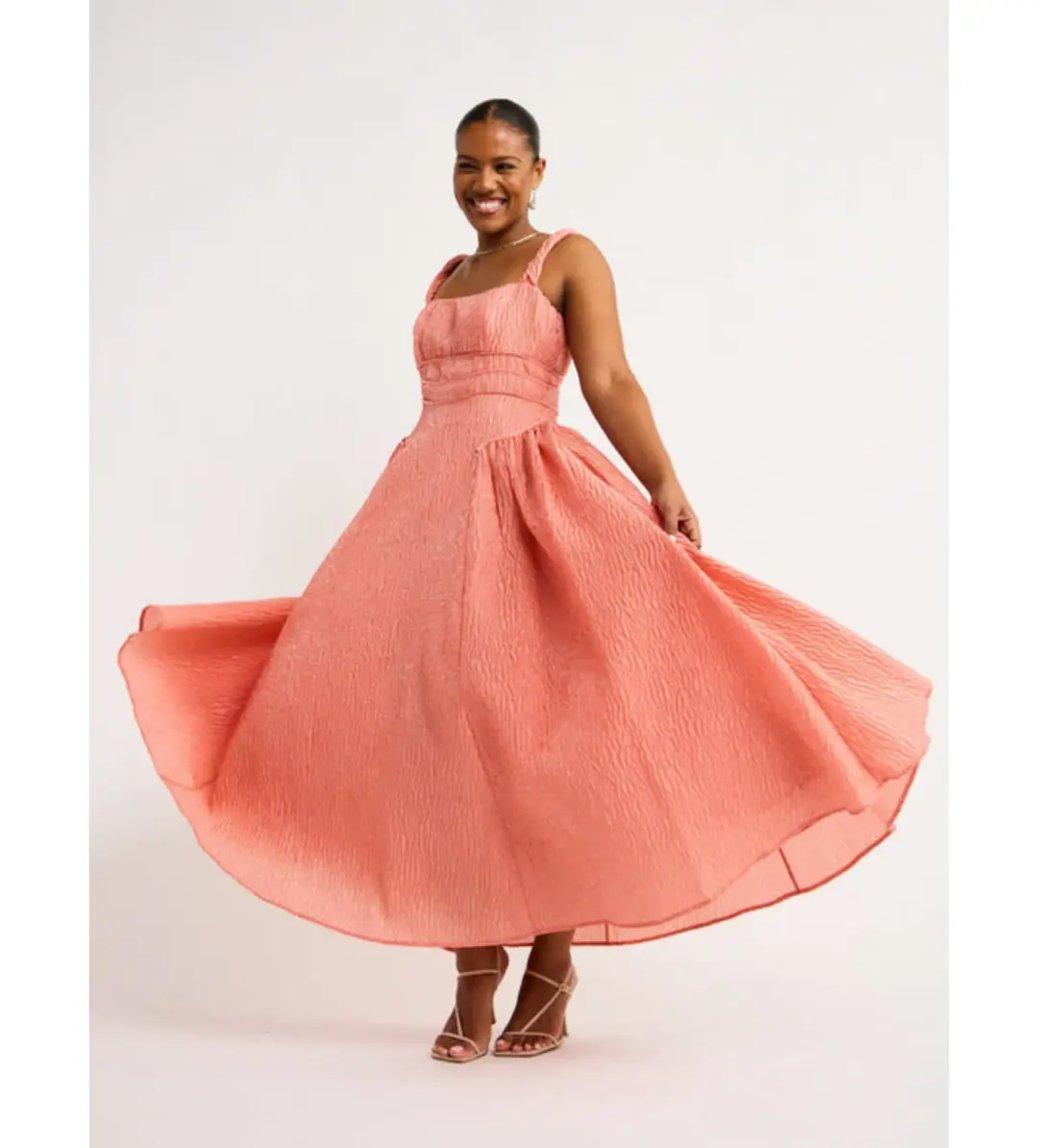Rachel Gilbert Sophy Strap Dress in Pink Size 8 for rent on The Volte - main image