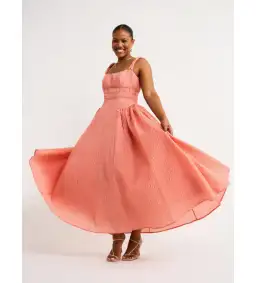 Rachel Gilbert Sophy Strap Dress in Pink Size 8 for rent on The Volte - image 1