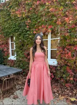 Rachel Gilbert Sophy Strap Dress in Pink Size 8 for rent on The Volte - image 4