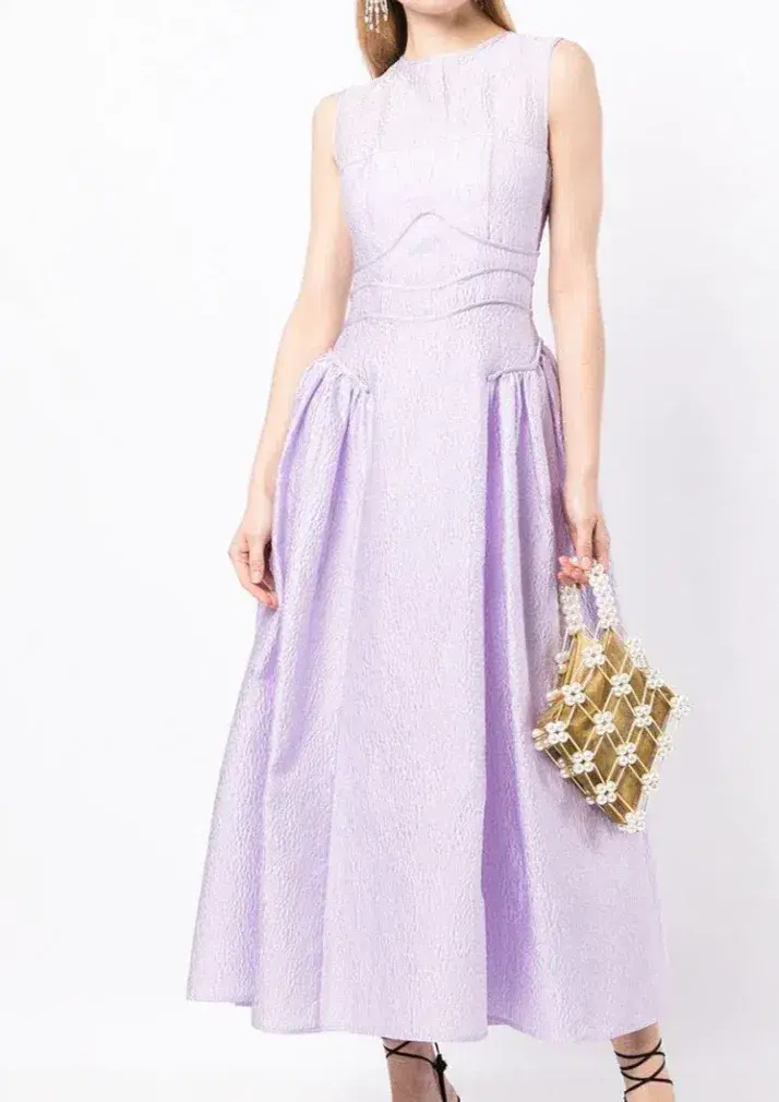 Rachel Gilbert Sophia Dress Lilac Size 6 for rent on The Volte - main image