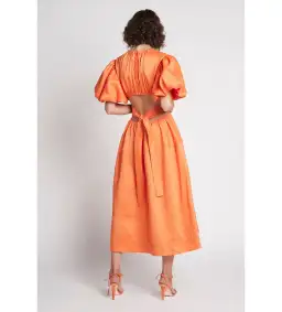 Aje Cossette Tie Back Orange Size Au 10 for rent on The Volte - image 1