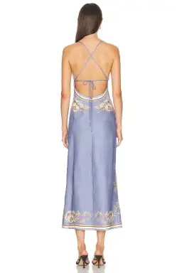 Zimmermann The Ottie Slip Dress in Blue Floral Size 1/Au 10 for rent on The Volte - image 2
