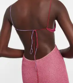 Oséree Cutout Midi Dress Pink Size S / AU 8 for rent on The Volte - image 4