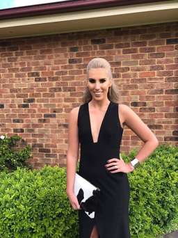 Keepsake the label formal gown size 8 for rent on The Volte - image 3