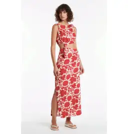 Sir the Label Cinta Knot Dress in Valentina Floral Print Size 1 / AU 8 for rent on The Volte - image 1