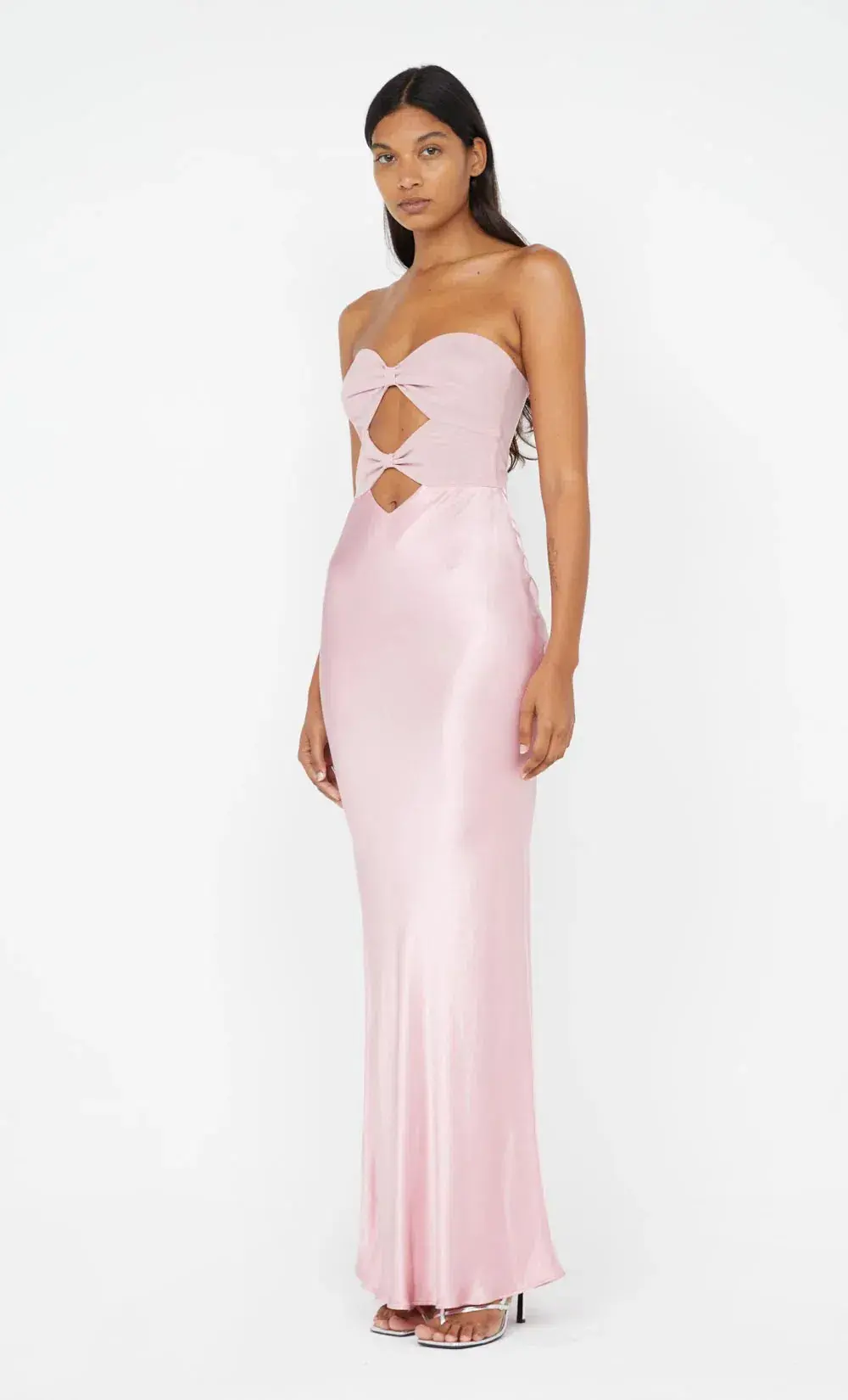 Bec & Bridge Halle Strapless Dress in Dusty Pink Size 6 for rent on The Volte - main image
