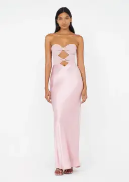 Bec & Bridge Halle Strapless Dress in Dusty Pink Size 6 for rent on The Volte - image 2