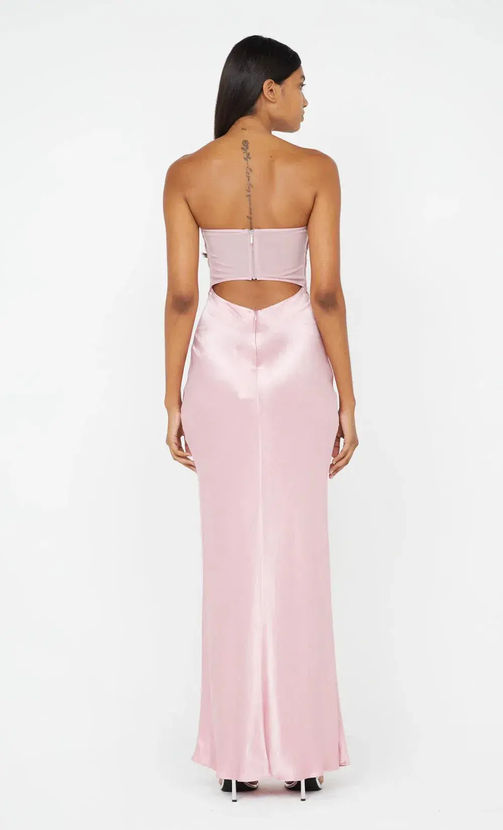 Bec & Bridge Halle Strapless Dress in Dusty Pink Size 6 for rent on The Volte - main image