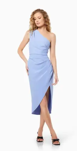 Elliatt One Shoulder Anita Midi Dress Cornflower Blue Size XS / AU 6 for rent on The Volte - image 5